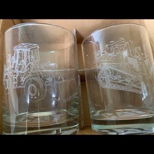 Whiskey Glasses-CATERPILLAR Heavy Equipment design